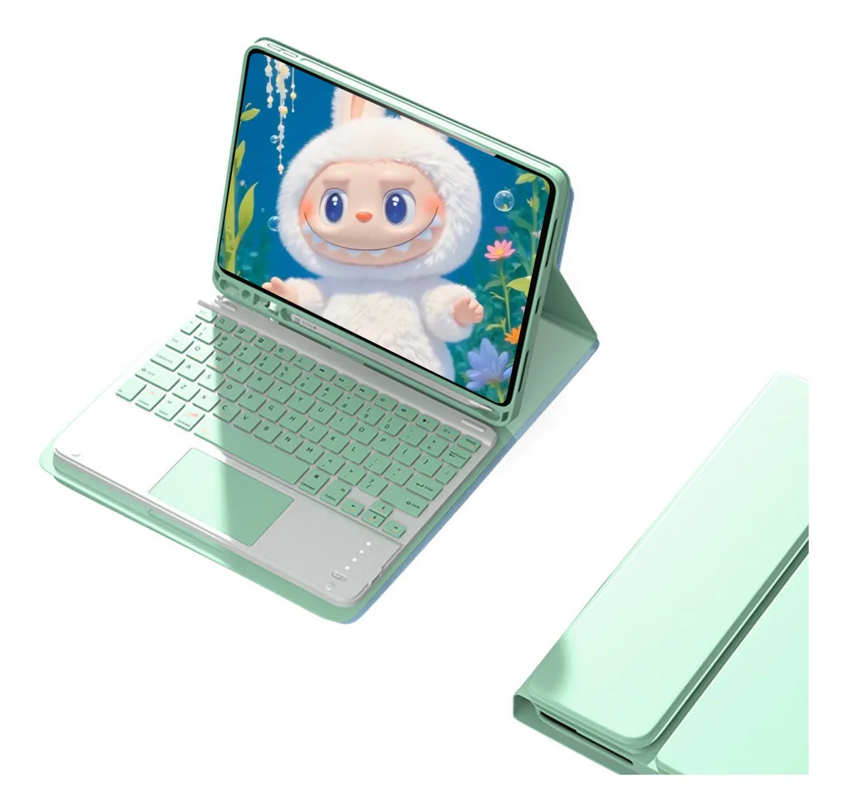 Teclado Bluetooth Touch + Capa Para iPad 9ª/8ª/7ª Geração - Imagem 13