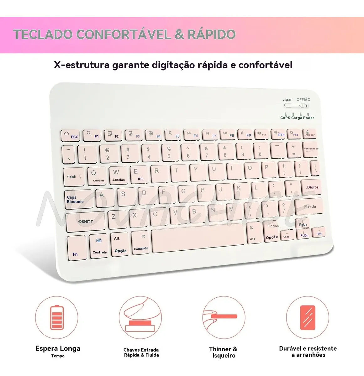 Capa Tablet+teclado+mouse Para iPad 10.2'' 9ª 8ª 7ª Geração - Imagem 7