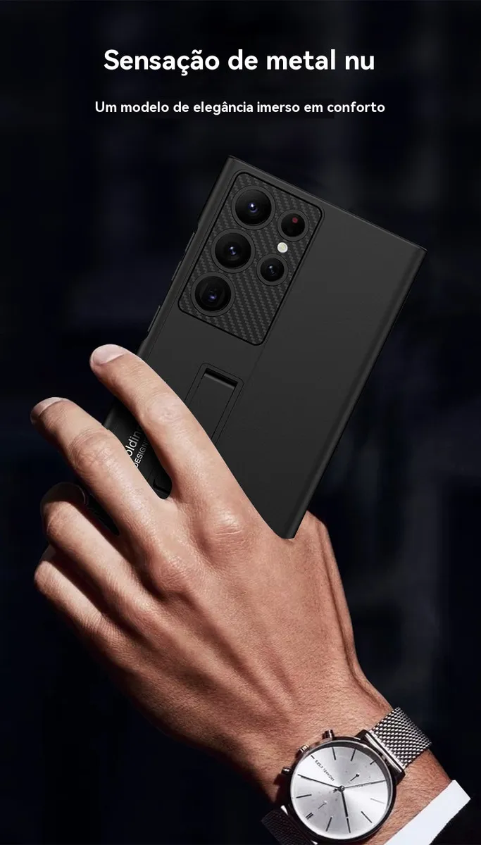 Ultra Fina Capa de Suporte Para Samsung S22/S23 Ultra - Imagem 3