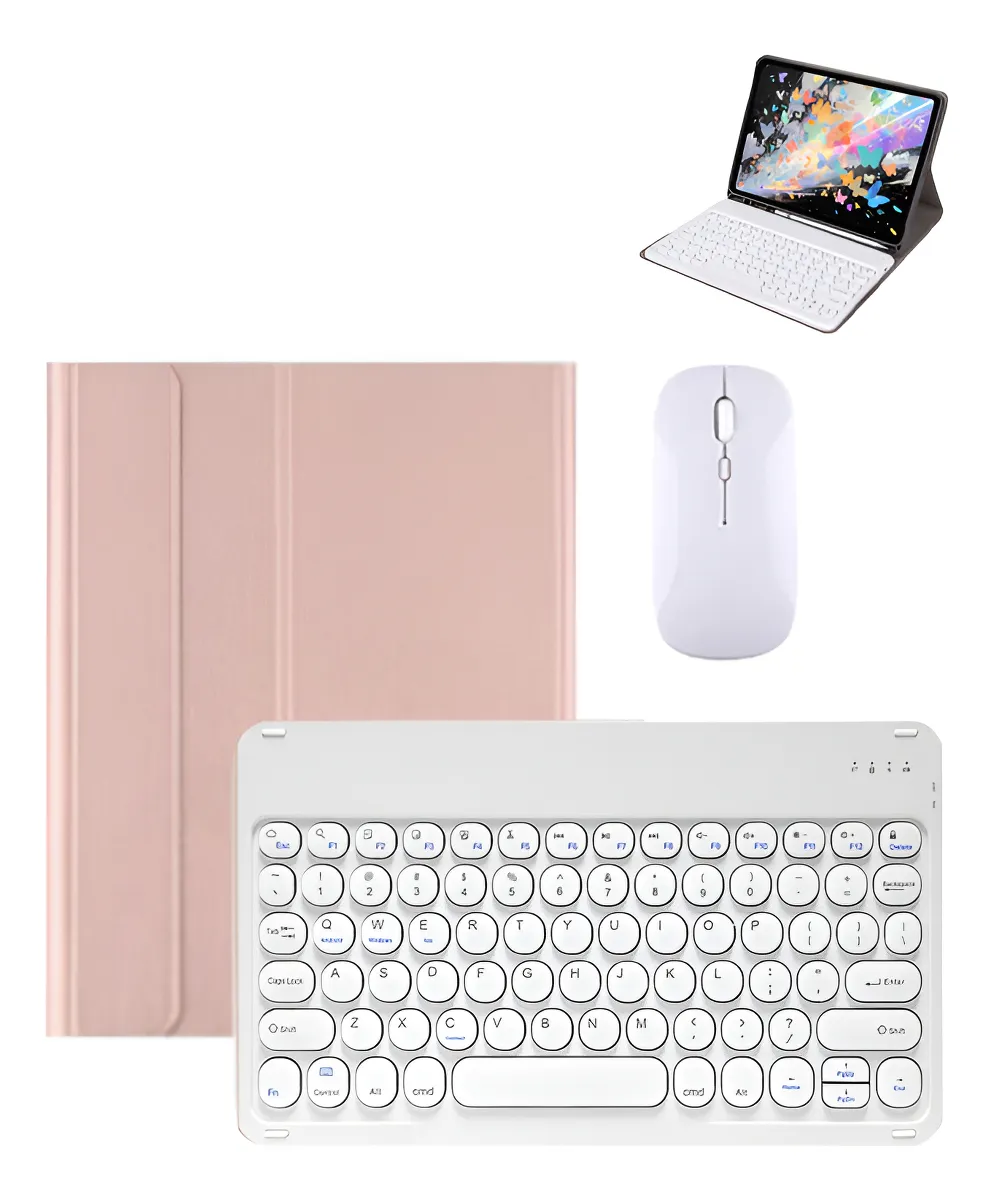 Teclado E Mouse Com Capa Para iPad Air 11 Pol. M2 M3 2024/25 - Imagem 13