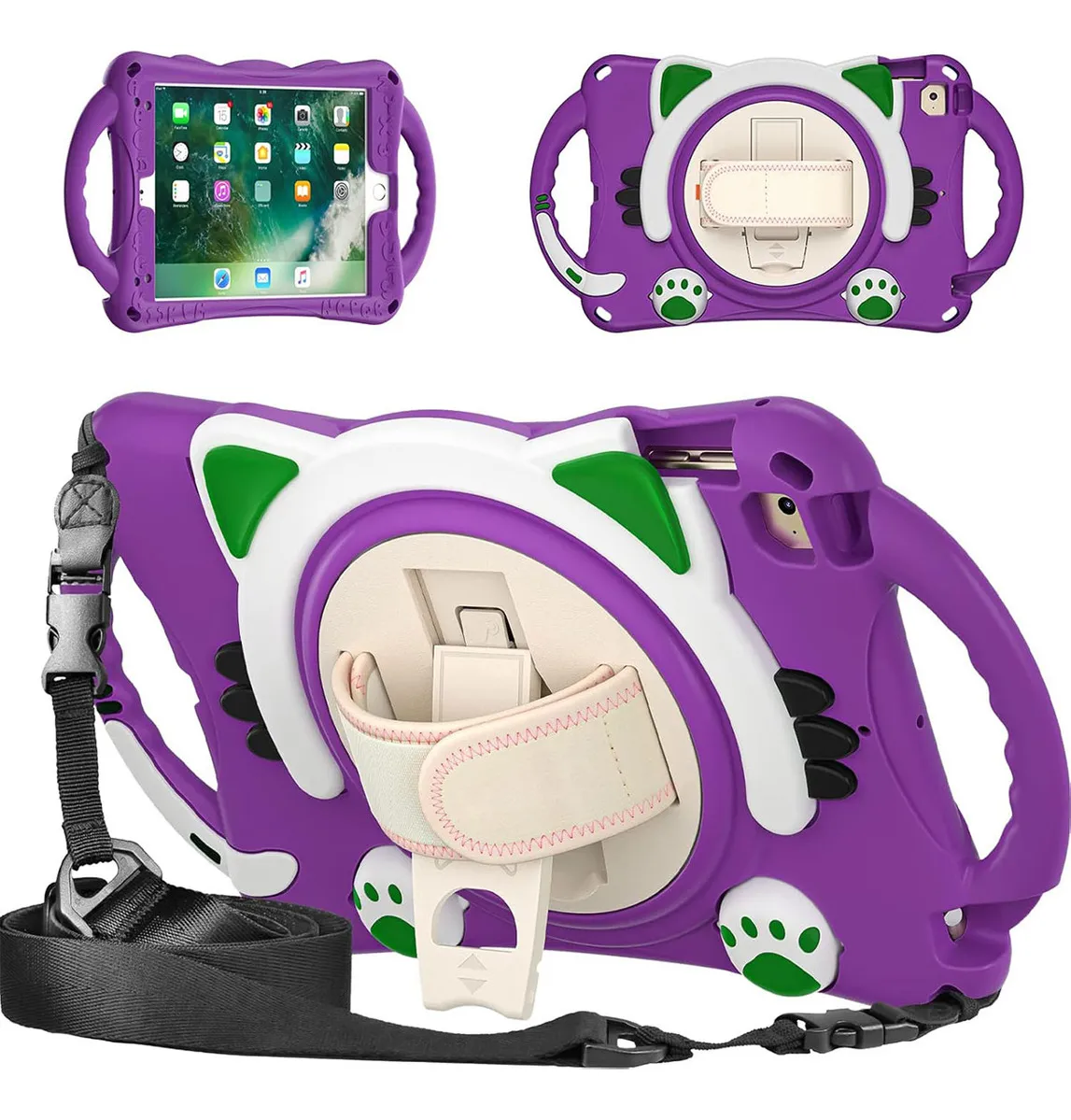 Com Alça Capa Anti-queda 360º Para iPad Air 4 Air 5 Pro 11 - Imagem 10