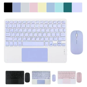 Teclado De Toque Bluetooth E Mouse Para iPad/samsung S6 Lite