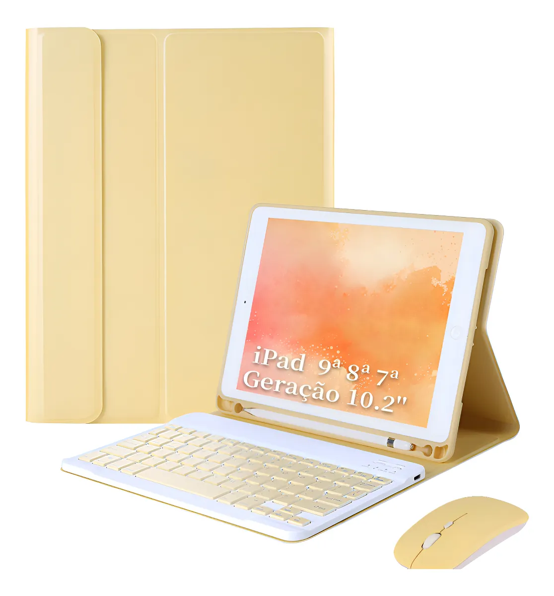 Capa Tablet+teclado+mouse Para iPad 10.2'' 9ª 8ª 7ª Geração - Imagem 11