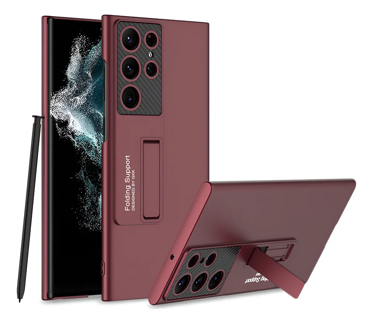 Ultra Fina Capa de Suporte Para Samsung S22/S23 Ultra - Imagem 9