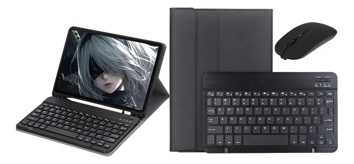 Capa Tablet+teclado+mouse Para iPad 10.2'' 9ª 8ª 7ª Geração - Imagem 14