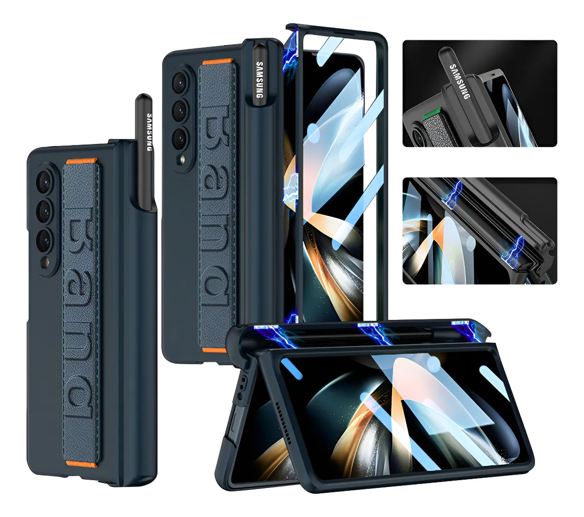 Suporte Caneta Magnética Para Fold4 Caixa Telefone Dobrável - Imagem 8