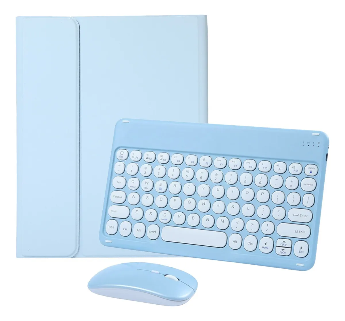 Capa + Teclado Iluminado Bluetooth Para Tab A8 10.5 X200x205 Cor Ouro + Teclado Iluminado - Imagem 16
