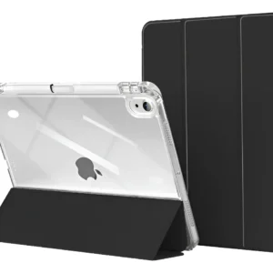 Capa Transparente Não Amarelada Para iPad Air4/air5 10.9pol. Cor Preto/transparente