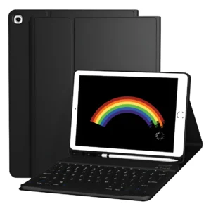 Teclado Bluetooth+capa Para Tab S7 Fe/s8 Plus/s7+ 12.4in Cor Preto Preto Teclado