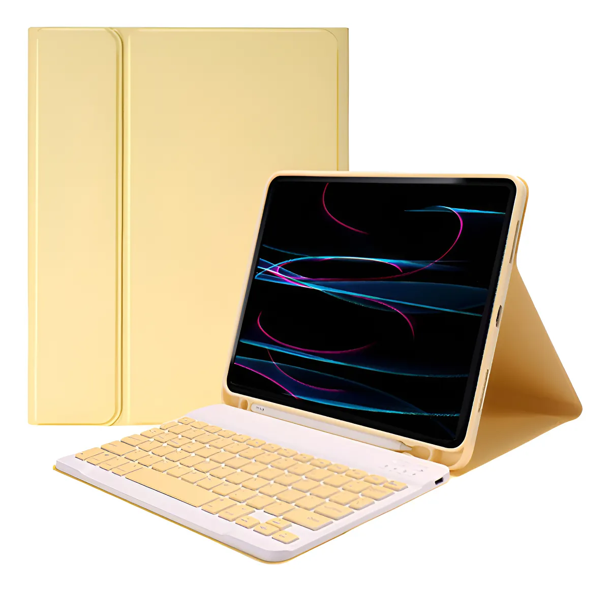 Teclado Bluetooth + Prova De Quedas Capa Para Samsung Tab A8 - Imagem 10