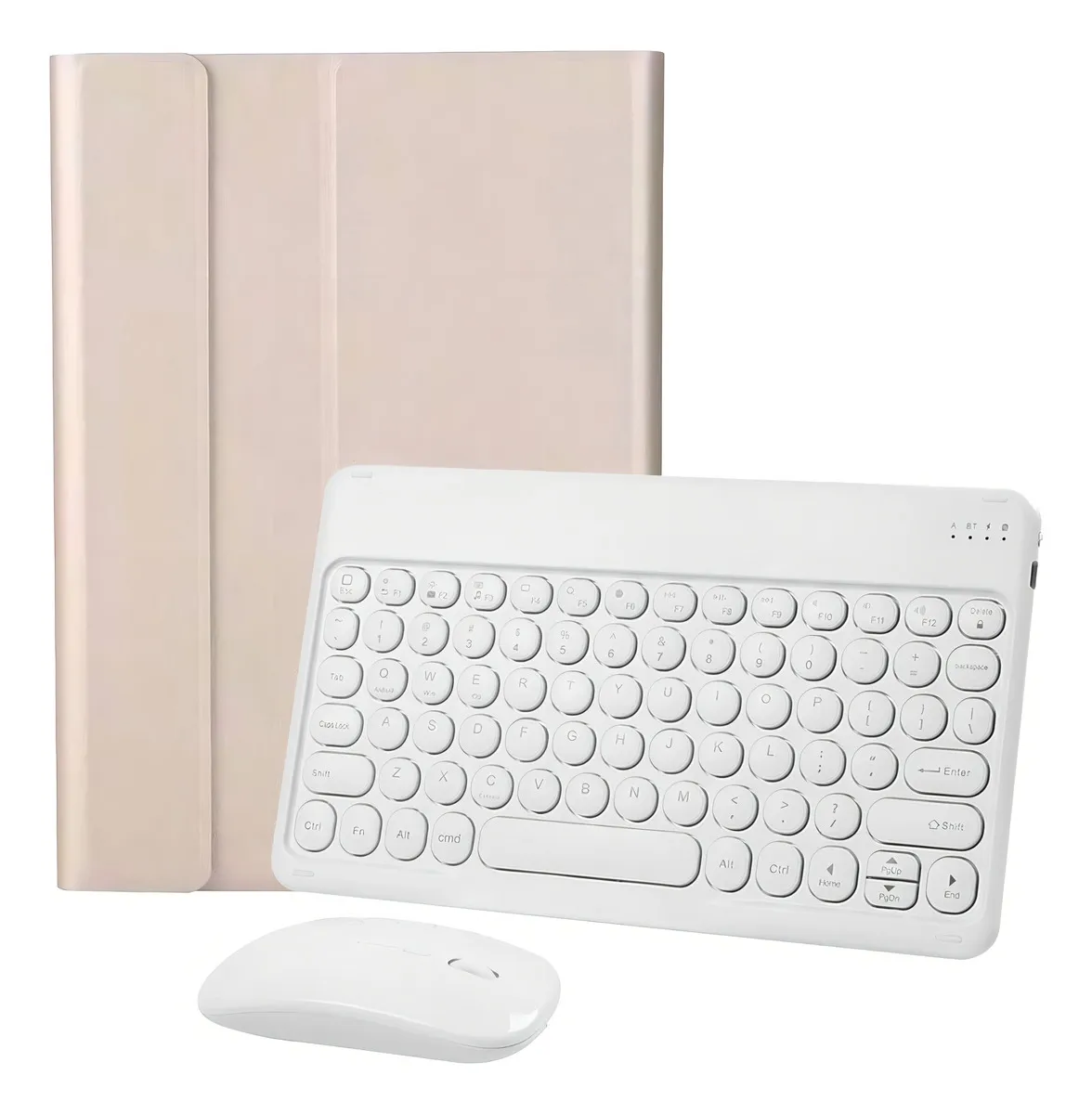 Capa + Teclado Iluminado Bluetooth Para Tab A8 10.5 X200x205 Cor Ouro + Teclado Iluminado - Imagem 17
