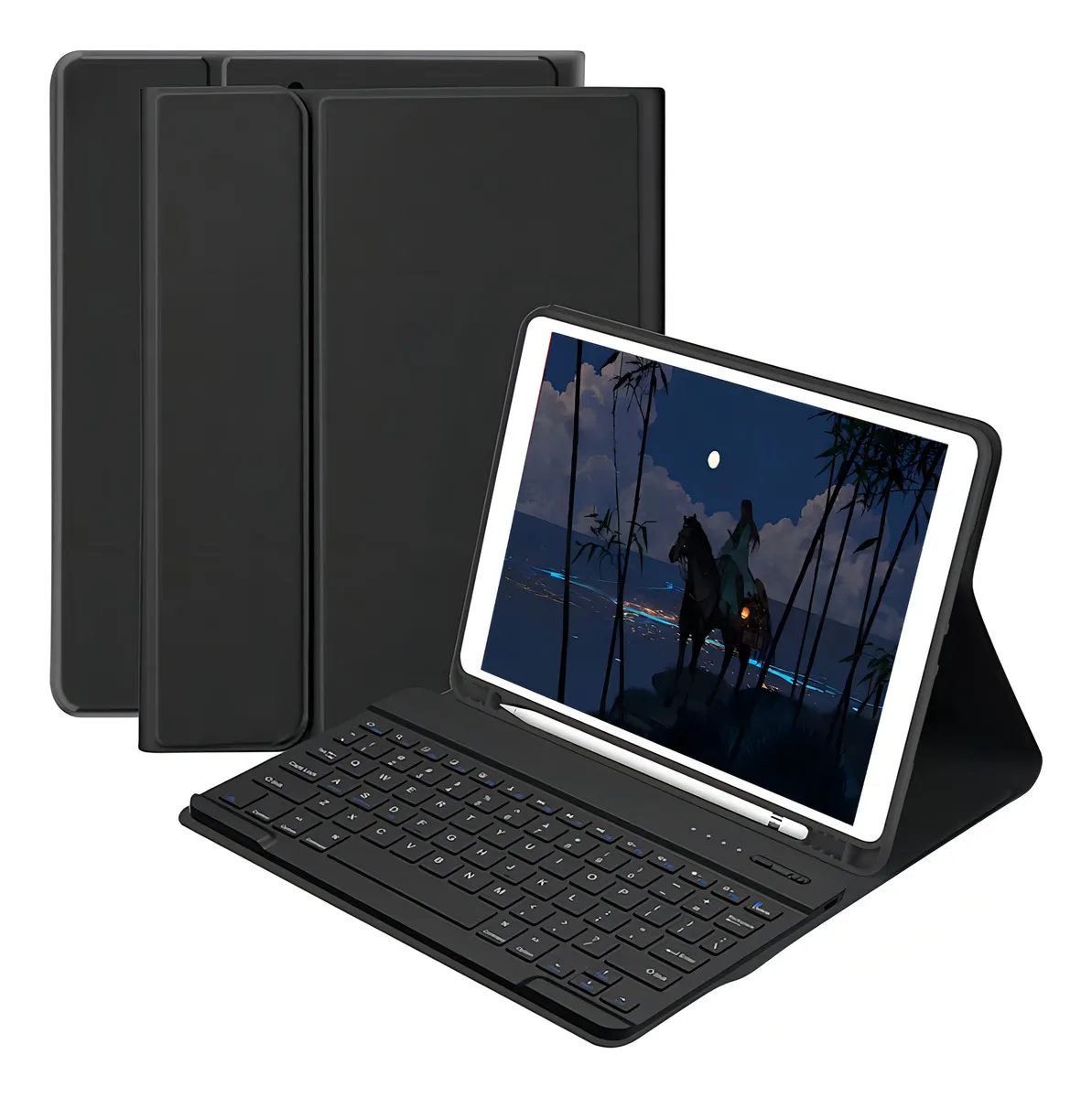 Capa Para iPad Air4/air5 10.9pol E Teclado De Bluetooth Cor Sakura Pink + Teclado - Imagem 16