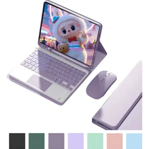 Pacote De Teclado+mouse Bluetooth Touch Para Capa S6 Lite