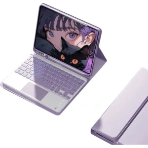 Teclado Touch Capa Para iPad 9ª 8ª 7ª/air 3ª/pro 10.5 Kit 2 Cor Cinza Lavanda Teclado Touchpad