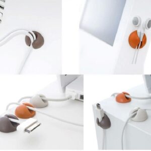 Universal Desktop Cable Clamp Wire Holder USB Cable Solver Electrical Appliance Hub Plug-in Card