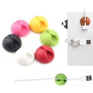 Desktop Charging cable fixer wire fixer usb electrical cable organizer hub