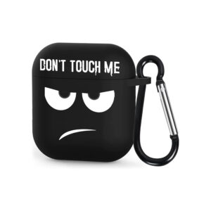 Creative personality black cool expression apple Airpods earphone protective case is suitable for Airpods1/2 generation 3 generation pr