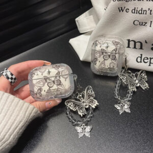 Premium Butterfly airpodspro2 Protective Case for Third Generation Apple Wireless Bluetooth Earphone Case