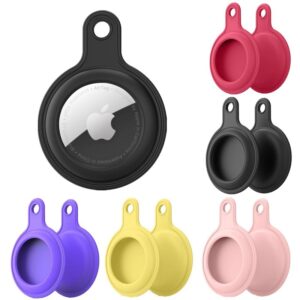 Suitable for Apple Airtag Tracker Anti-lost Device Locator Silicone Protective Case airtags Protective Case