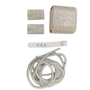 Suitable for Apple Charger Diamond-Encrusted Data Cable Protective Cover 20/18W Protective Head Cover Cable Bite Protector Simple and High-End Feel