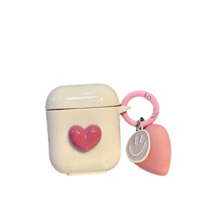Ins Korean Style Heart Smiley Face Suitable for AirPods Protective Cover Airpodspro Apple Earphone Cover Airpods2