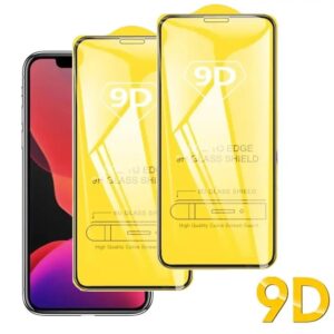 Suitable for Apple 11 Tempered Glass Film, iPhone 13 Full Screen 9D Protective Film, 12, 15, 16, 17 Pro Max Mobile Phones