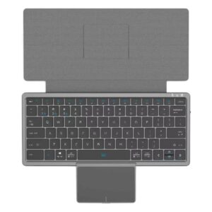 Bluetooth keyboard holder hidden touchpad dustproof Waterproof Splash Mobile phone tablet notebook TypeC charging