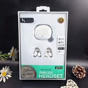 Fone de Ouvido Bluetooth Mini Business Modelo Colorido Estéreo com Clipe de Orelha Super Longa Duração de Espera Bluetooth Truly Wireless