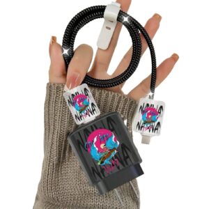 Butterfly Coconut Tree Charger Protective Cover for Samsung 25W Charger Protective Cover Anti-Break Protective Cover