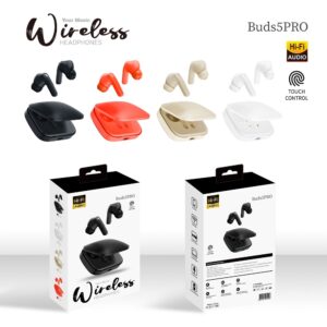 Fone de Ouvido Bluetooth Gaming Kuiyin Buds5Pro Cross-Border Modelo Privado Touch True Wireless In-Ear TWS de Baixa Latência Fábrica