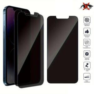 Suitable for Apple 17 16 Privacy Tempered Glass Screen Protector 14Promax Privacy Film Iphone15 Half-Screen Coverage 13 Explosion-Proof