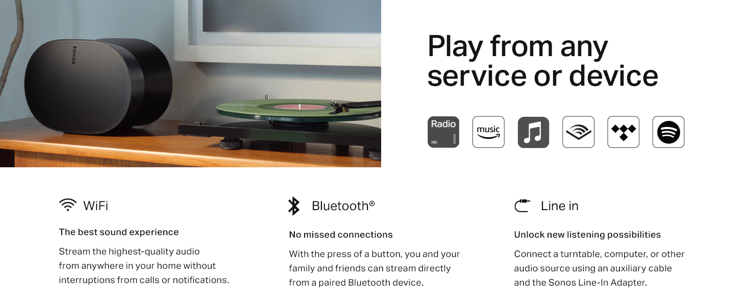 Sonos Era 300 play from any service or device