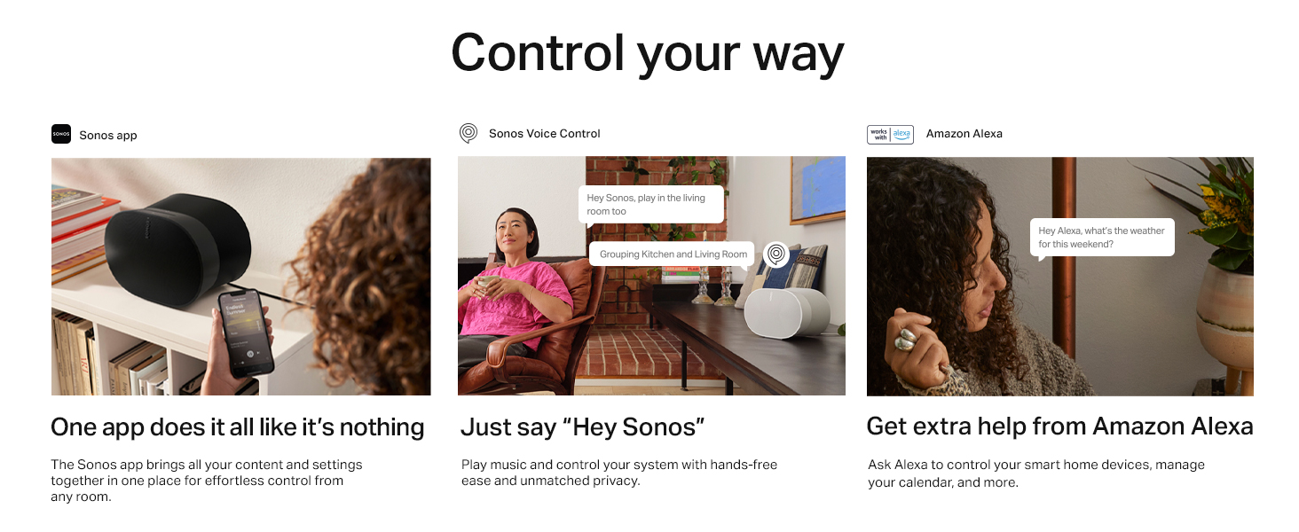 Sonos Era 300 control your way