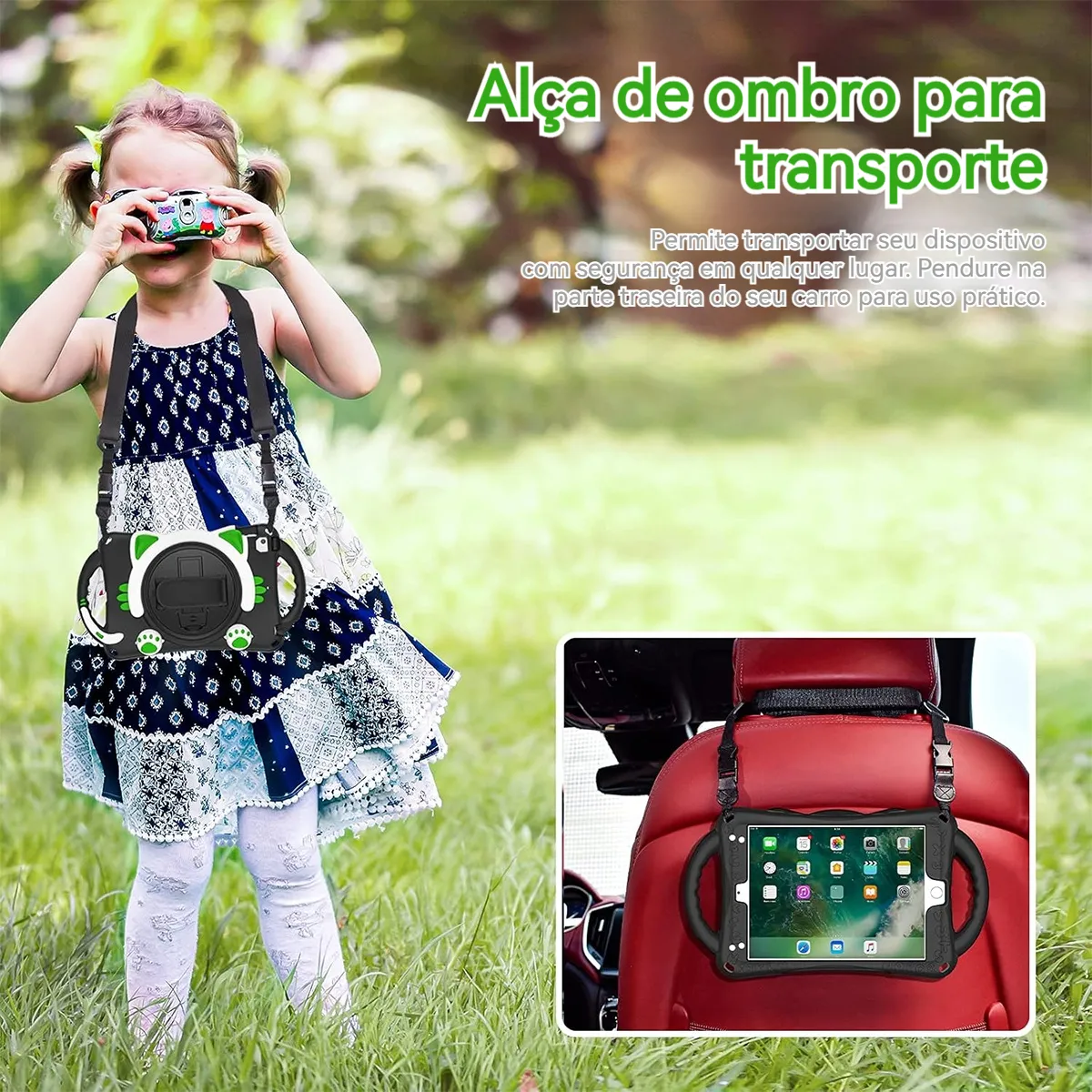 Capa Com Alça Móvel E Suporte Anti -queda Para iPad Series - Imagem 7