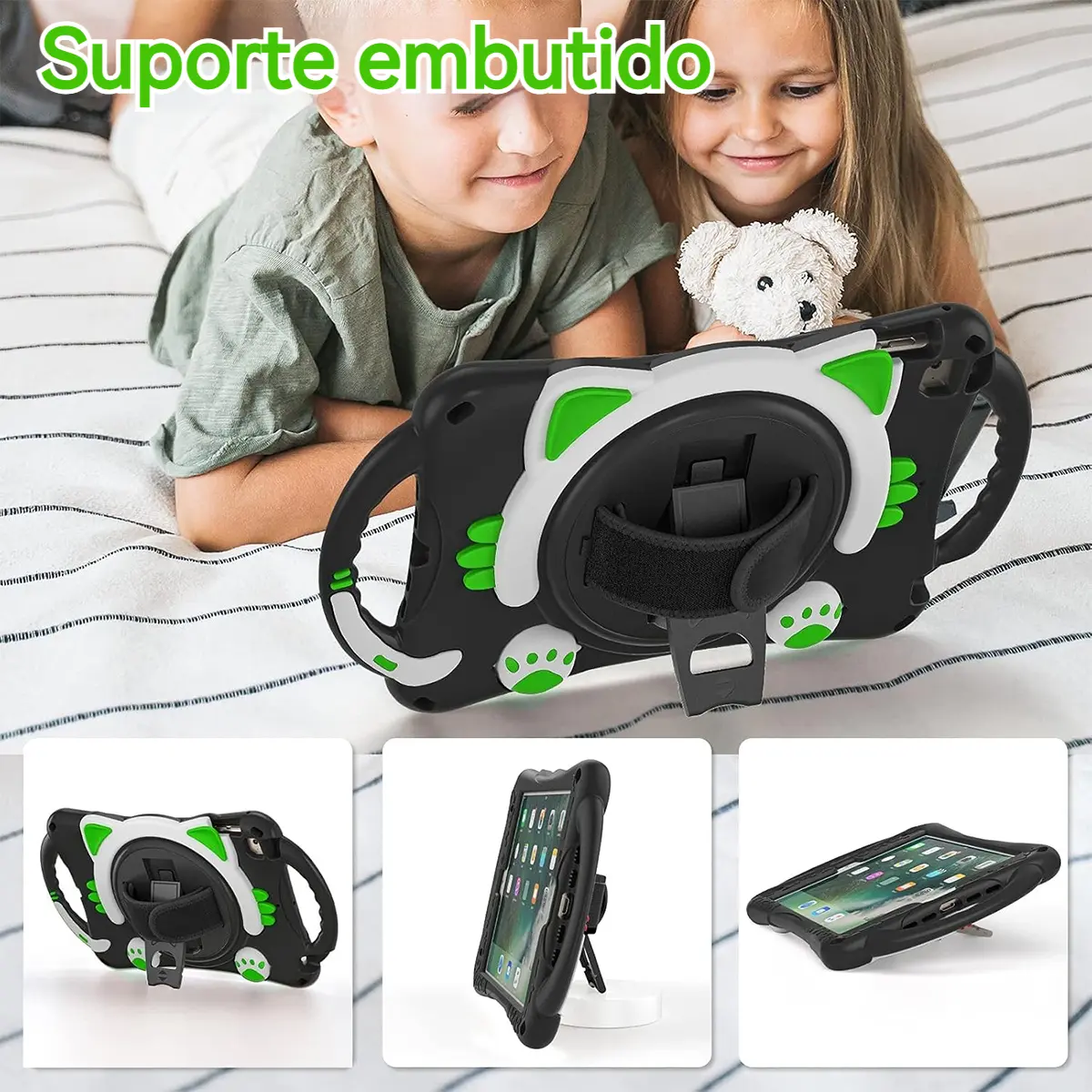 Capa Com Alça Móvel E Suporte Anti -queda Para iPad Series - Imagem 5