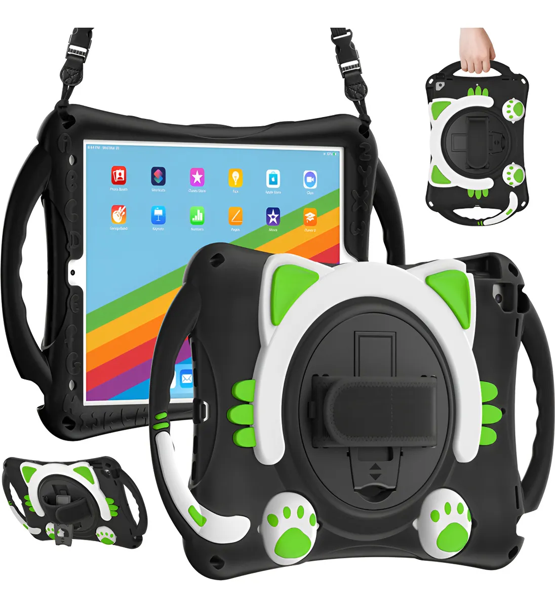 Capa Com Alça Móvel E Suporte Anti -queda Para iPad Series - Imagem 12