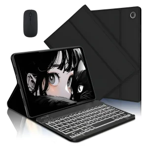 Teclado Ç Bluetooth+mouse+capa Para Samsung Tab S6 Lite 10,4