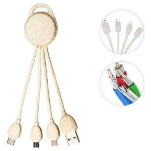 Cabo De Carregamento Ecológico Com Múltiplas Interfaces-usb