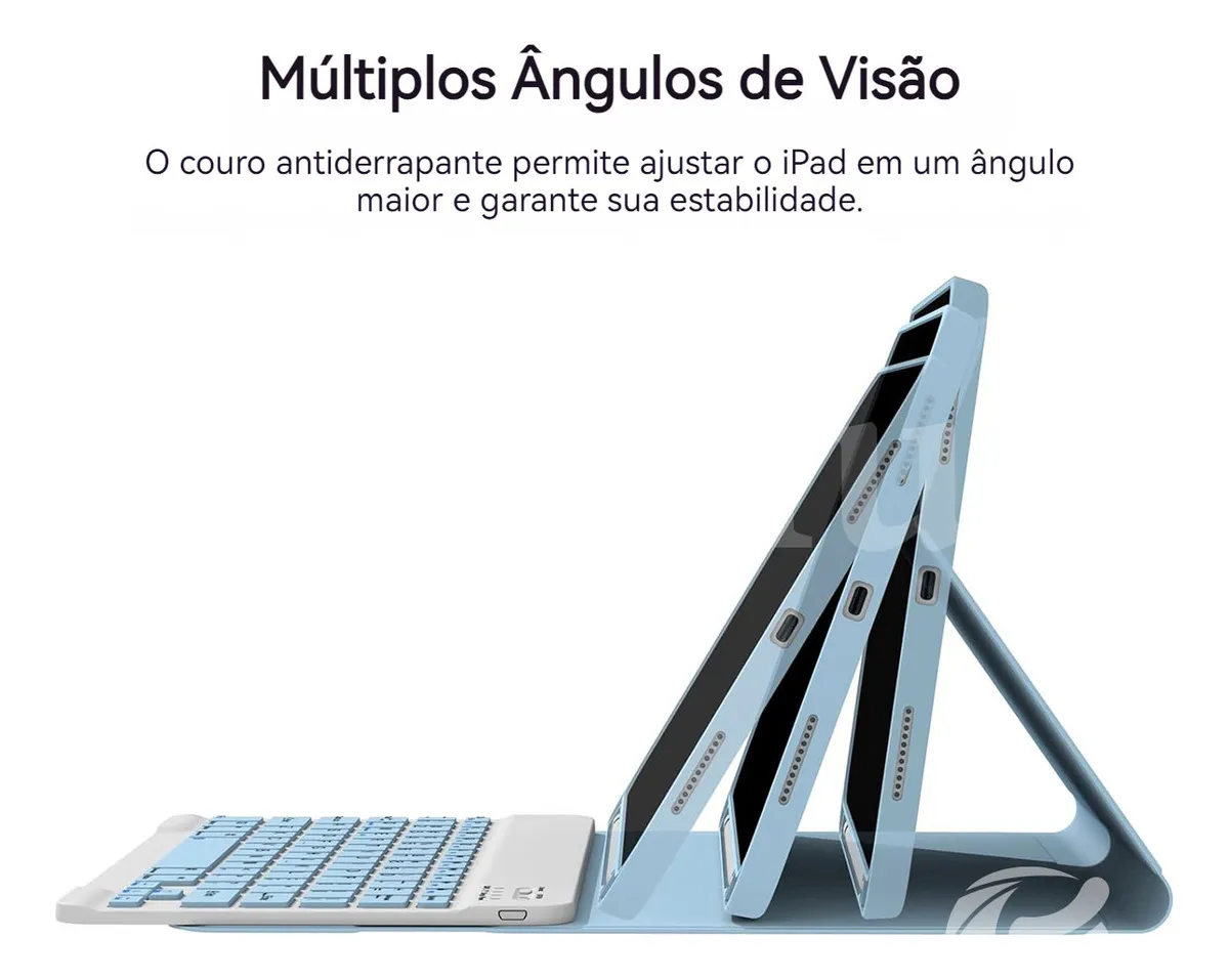 Teclado Bluetooth + Mouse + Capa Para Tab S7 Fe/s8 Plus/s7 + - Imagem 8