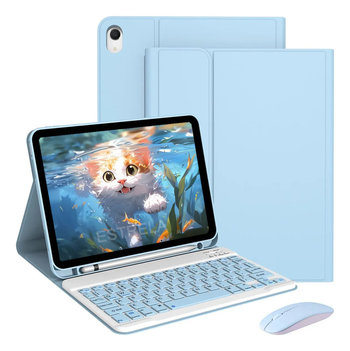 Capa Para iPad Pro 11 Polegadas 2024 Com Teclado+mouse Kit - Imagem 13