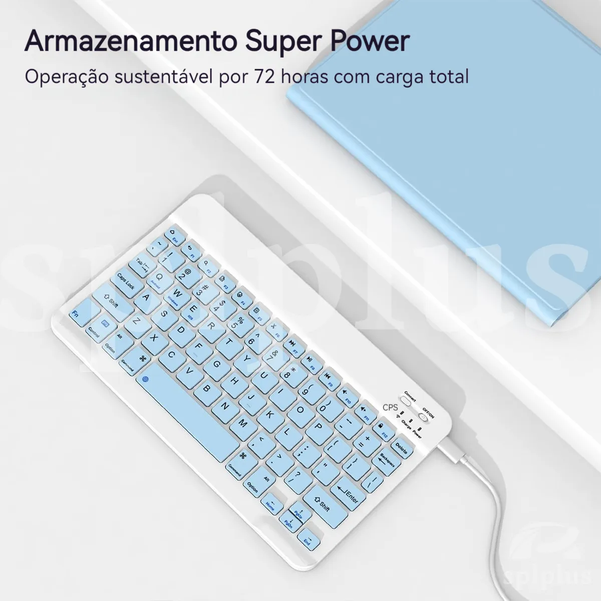 Capa Tablet Para iPad 7/8/9 Geração 10.2 Com Mouse E Teclado - Imagem 8