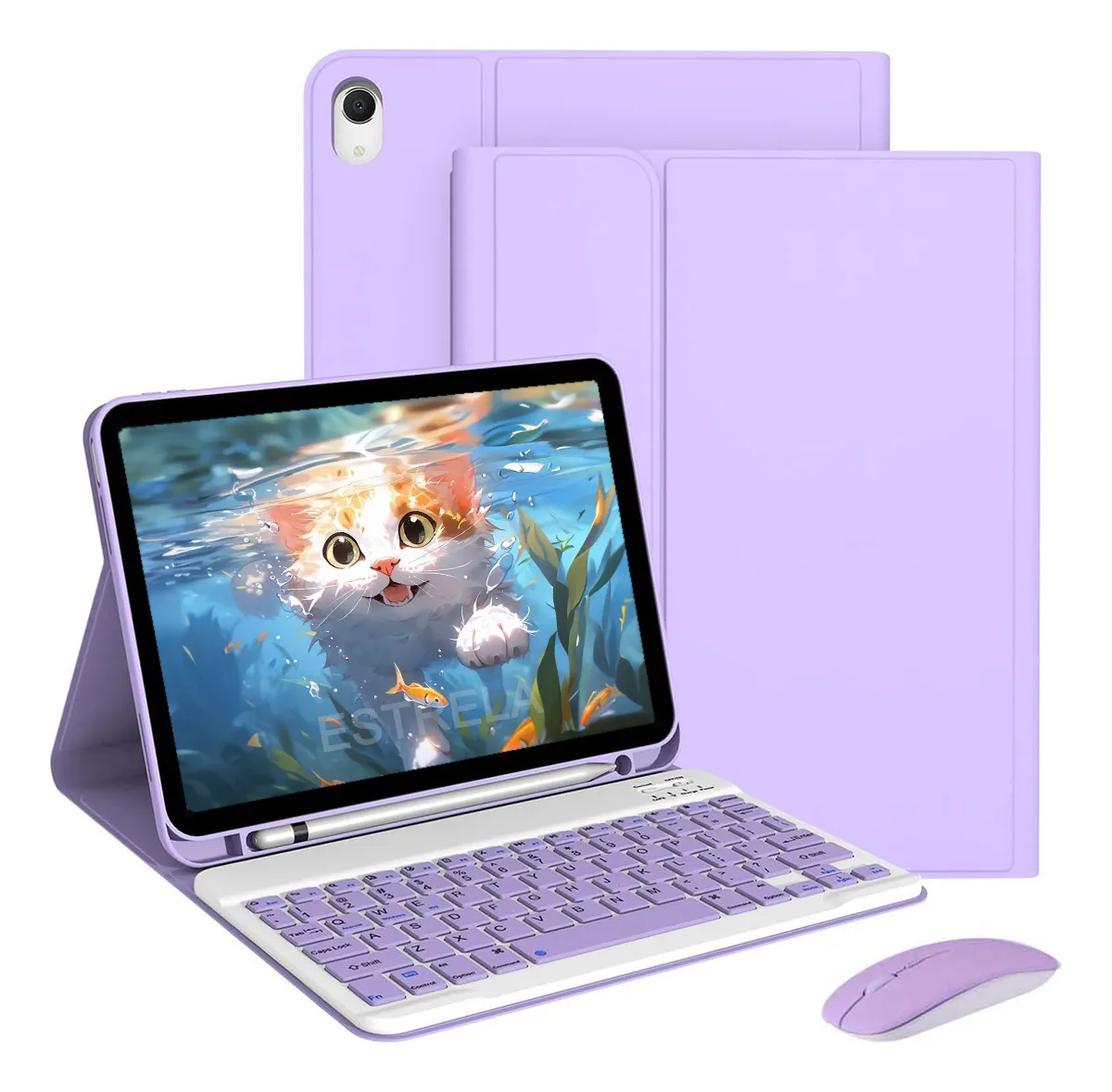 Capa Para iPad Pro 11 Polegadas 2024 Com Teclado+mouse Kit - Imagem 12