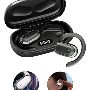 Auscultadores Inteligentes Bluetooth 5.3 Montados Na Orelha